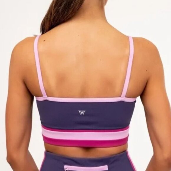 IVL Collective Engineered Stripe Bra Rhodonite - Picture 2 of 5